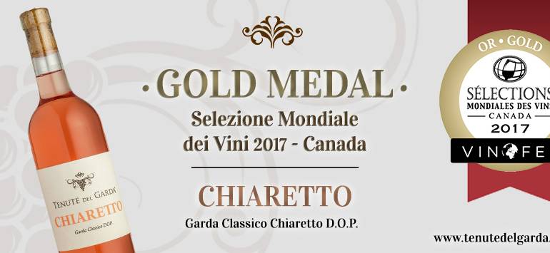 Medaglia d’oro alle Selezioni Internazionali di Vino – Canada 2017